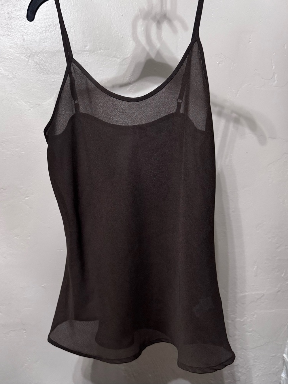 Apt. 9 Black Sheer Spaghetti-Strap Camisole Top - Picture 5 of 7